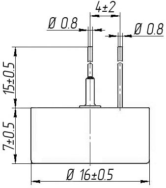 Схема конденсатора К52-29
